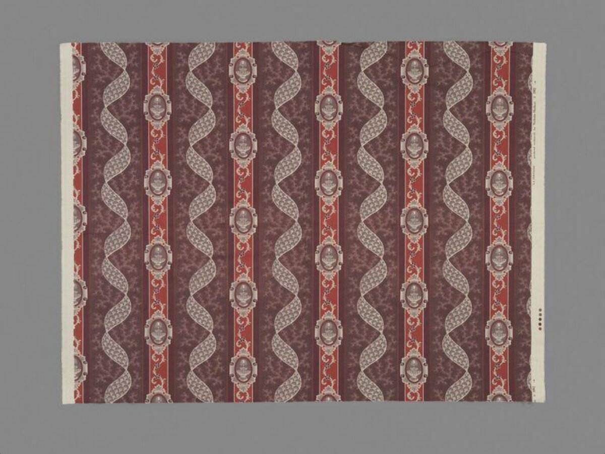 Vintage Striped Pattern Textile