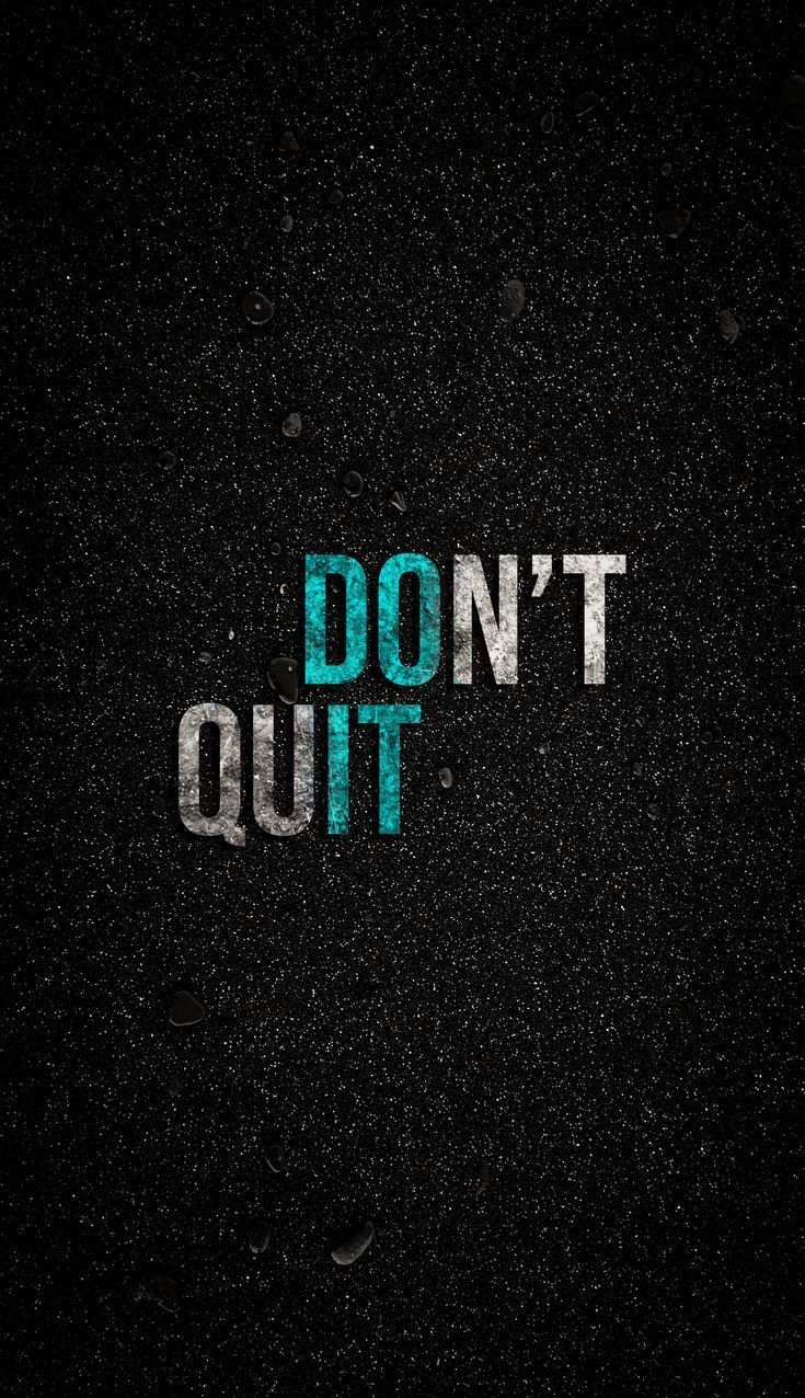 Don't Quit Motivational Quote