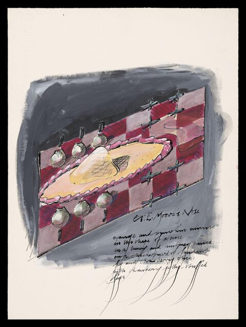 Hand Sketched Dessert Recipe