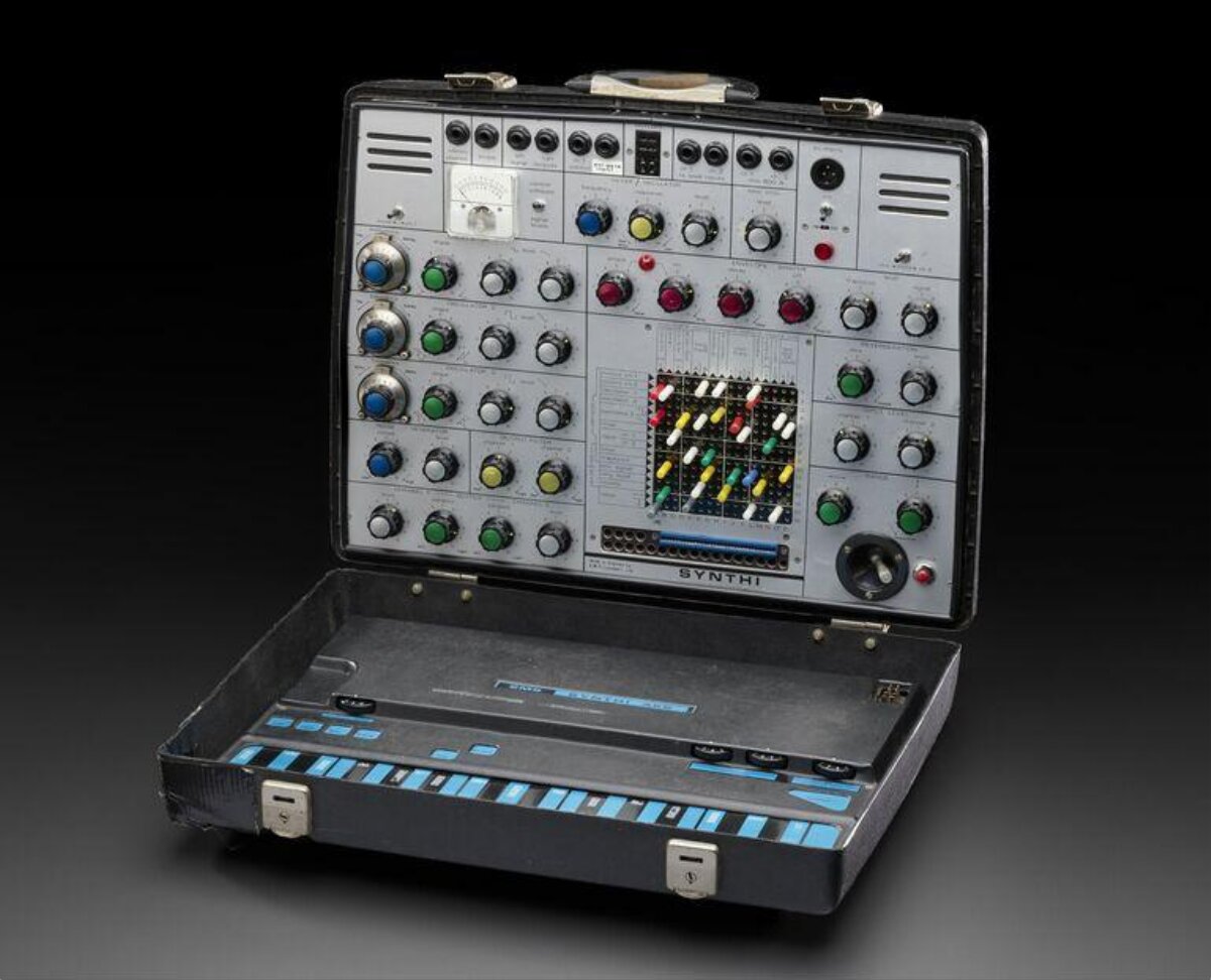 Vintage Portable Analog Synthesizer