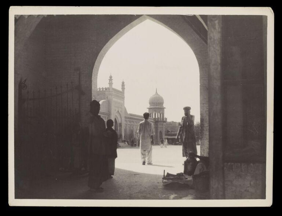 View Through Arch of Old Mosque