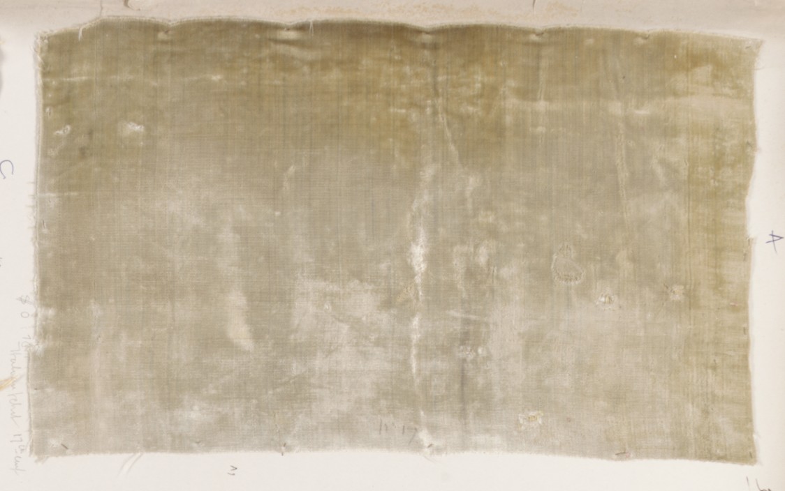 Aged Antique Textile Fabric Sample