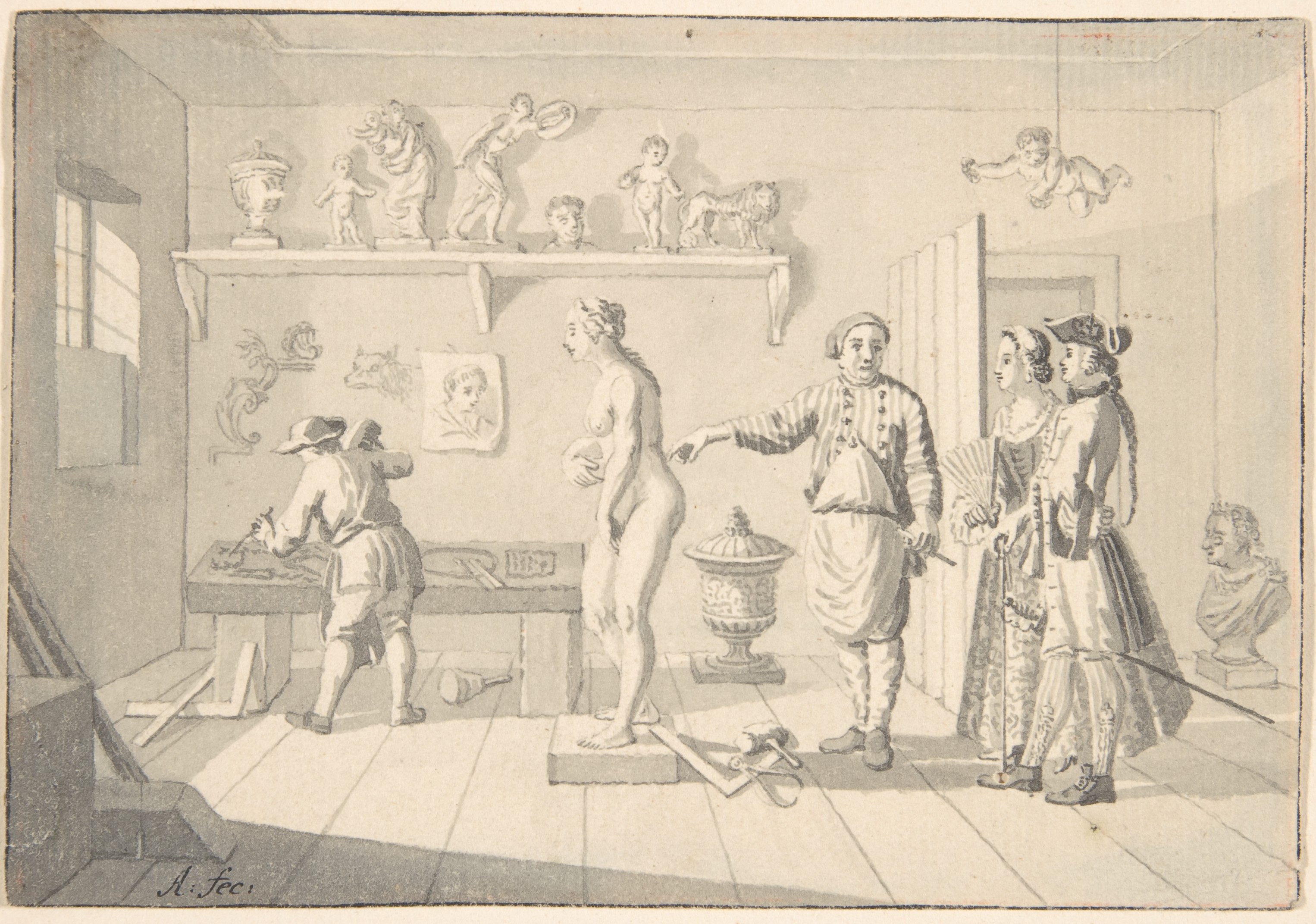 Sculptor's Workshop Interior