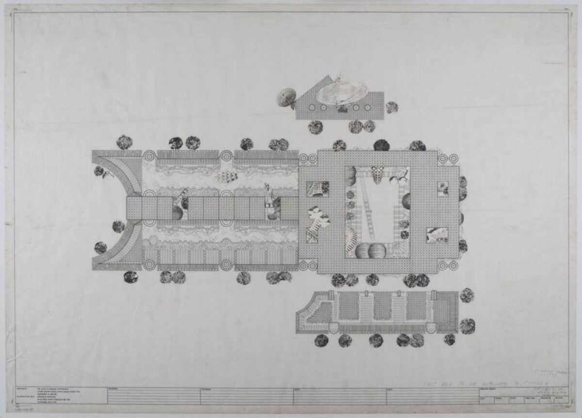 Hand-drawn Garden Layout Plan