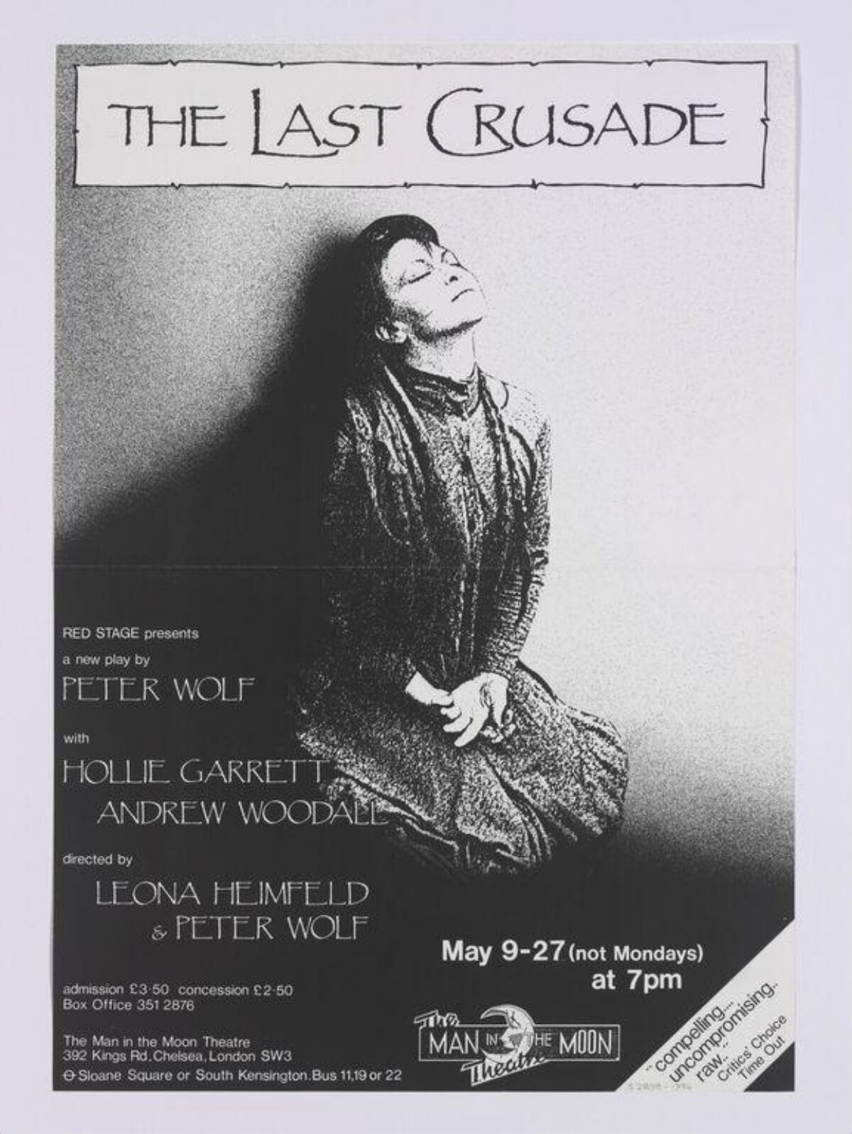 The Last Crusade Play Poster