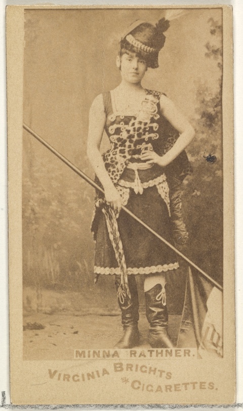 Vintage Minna Rathner Cigarette Card