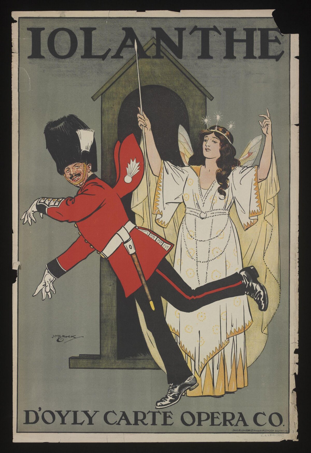 Iolanthe D'Oyly Carte Opera Poster