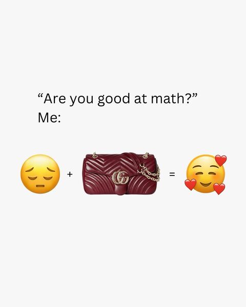 Gucci Bag Math Meme