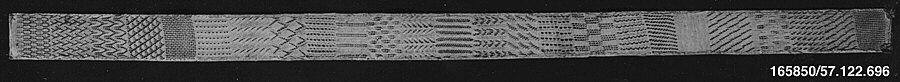 Antique Woven Textile Band — Texture Backgrounds