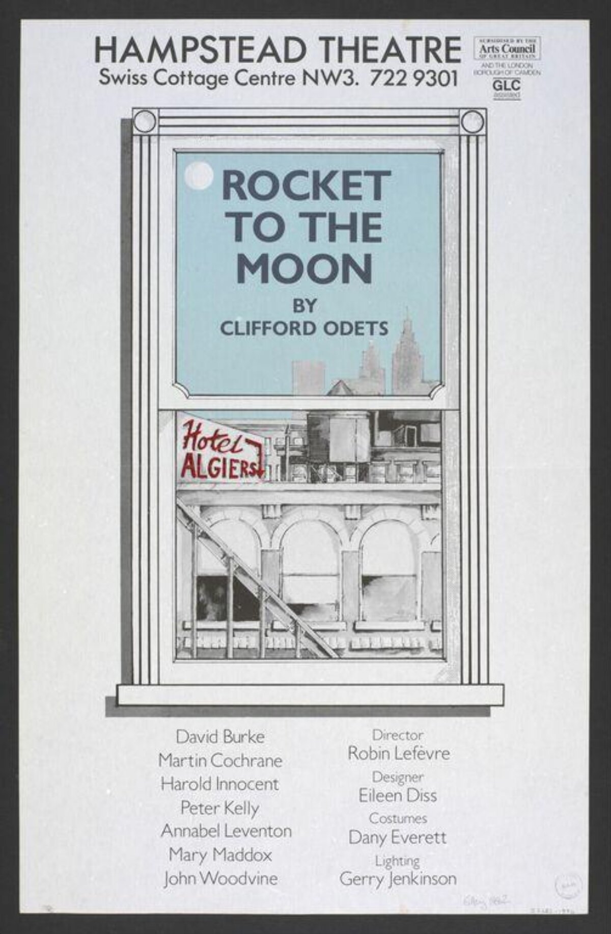 Rocket to the Moon Theatre Poster
