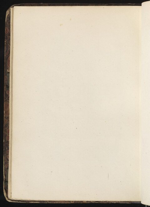 Blank Page of Old Bound Book