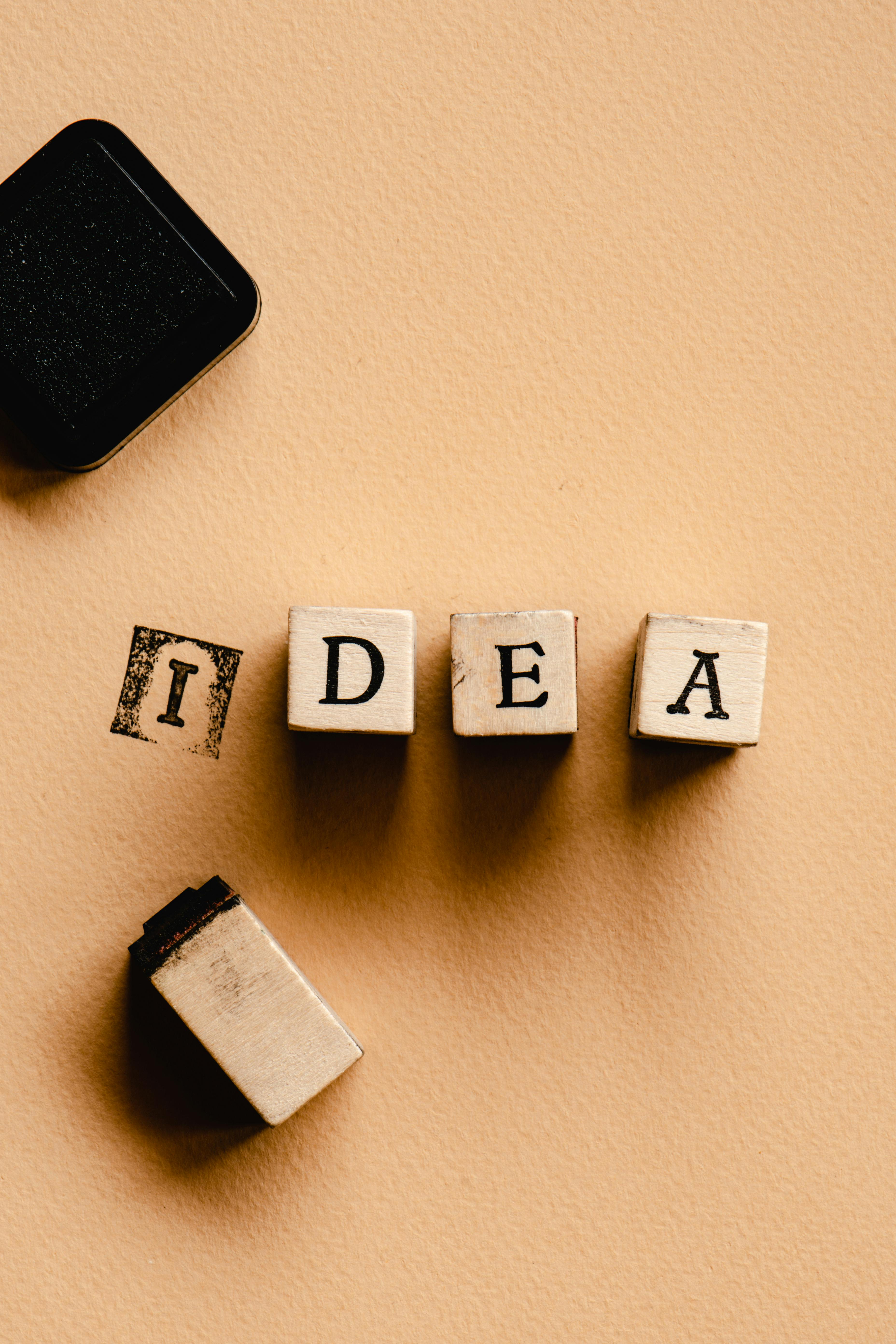 Rubber Stamps Spelling IDEA