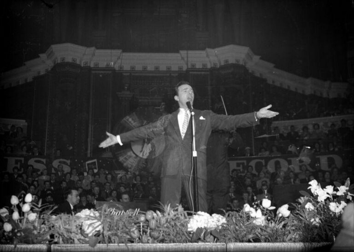 Male Singer Performing on Stage