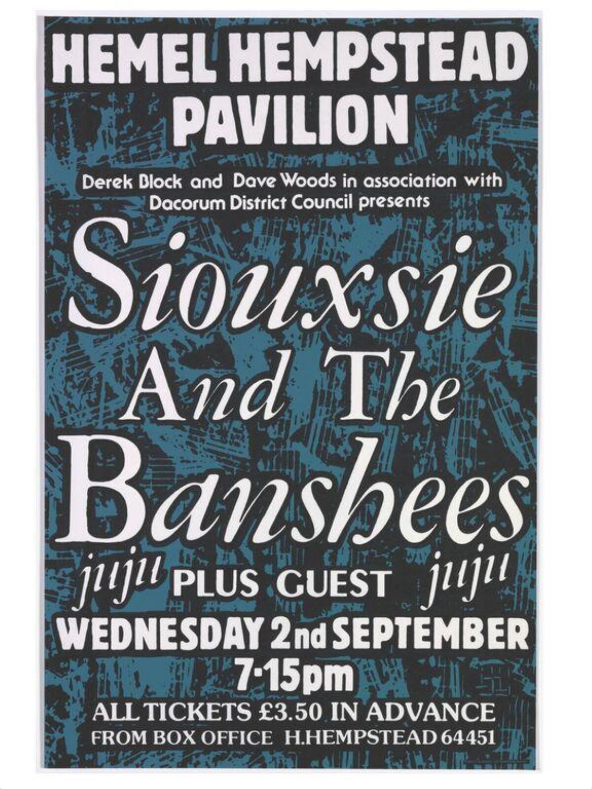 Siouxsie And The Banshees Concert Poster
