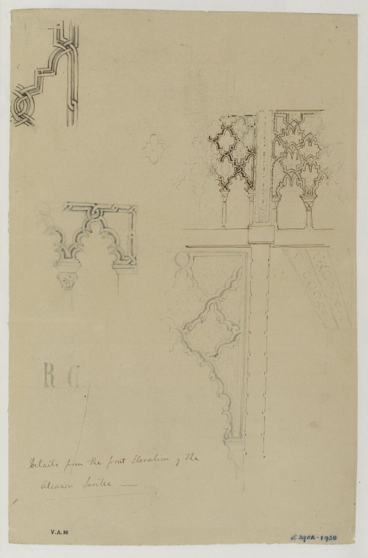 Architectural Details of Alcazar Seville
