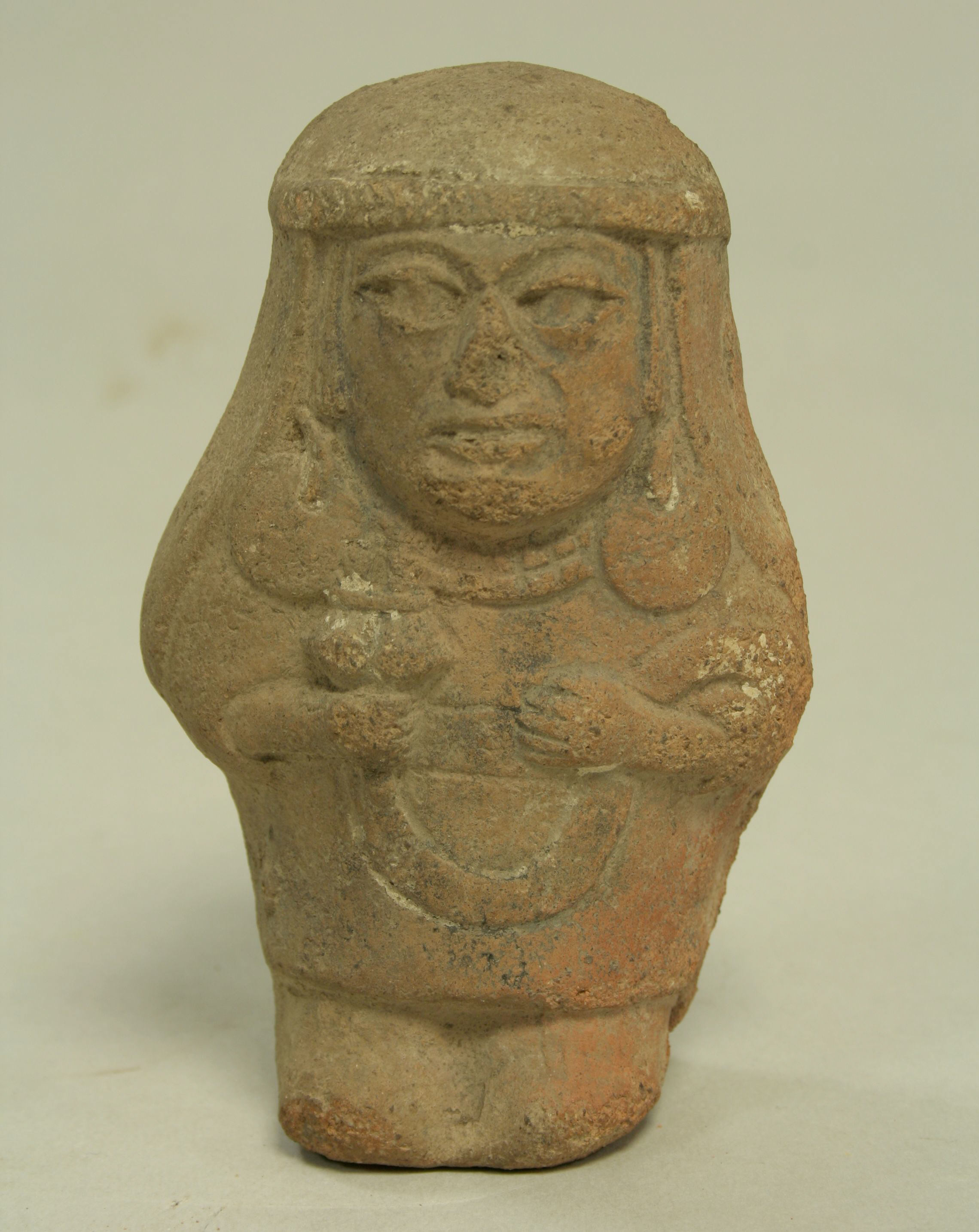 Ancient Clay Standing Figurine