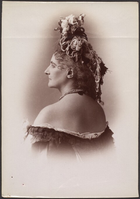 Vintage Profile Portrait of a Woman