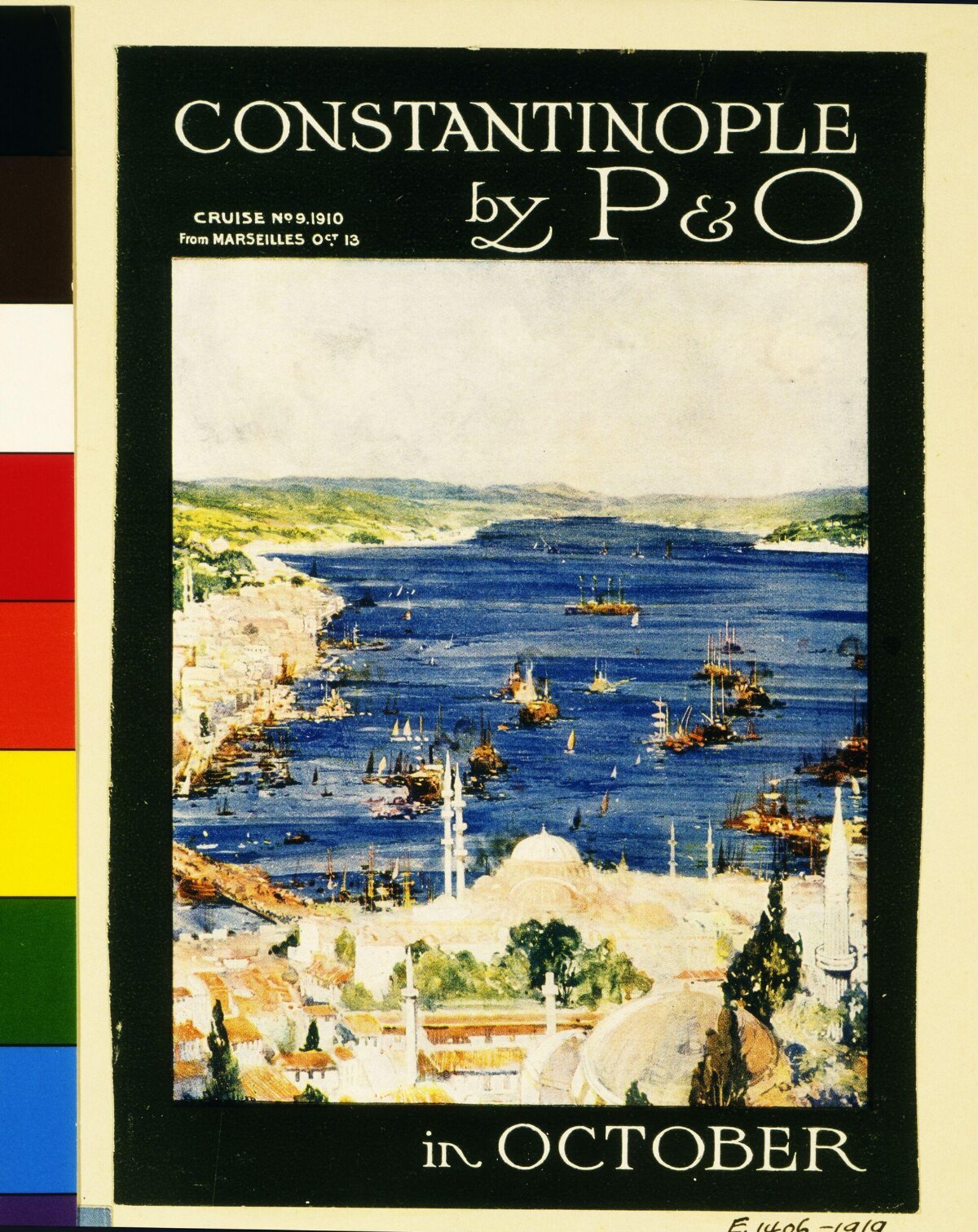 1910 P&O Constantinople Cruise Poster
