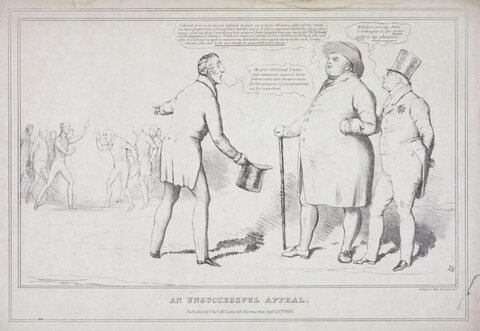 An Unsuccessful Appeal 1830 Cartoon