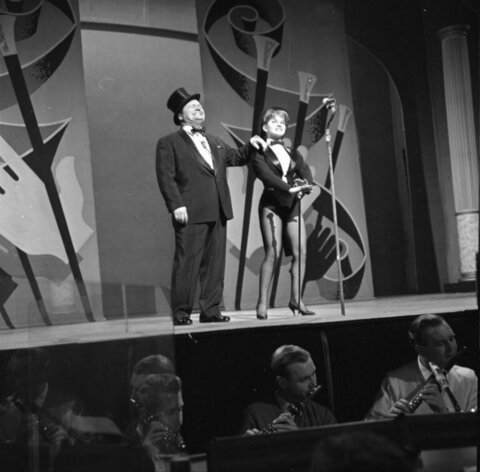Vintage Stage Musical Performance