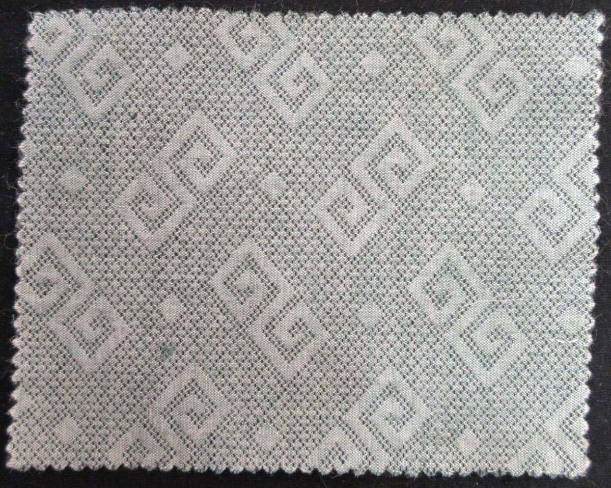 Diamond Patterned Woven Fabric Swatch