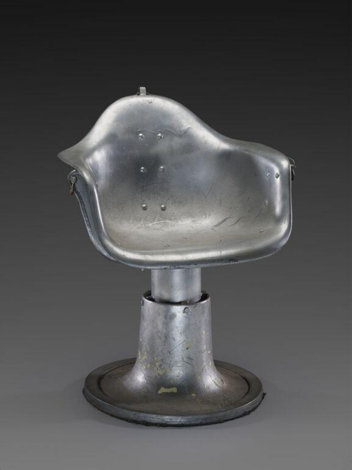 Vintage All Metal Barber Chair — Games