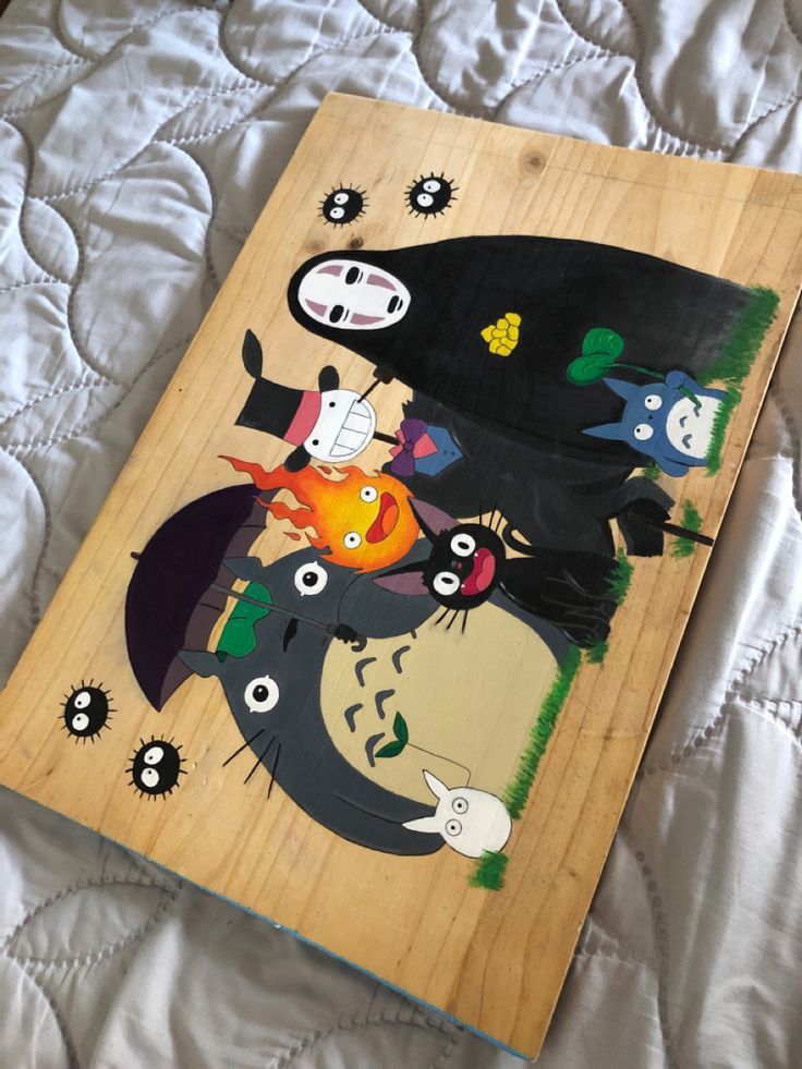 Hand-painted Studio Ghibli Characters — Anime