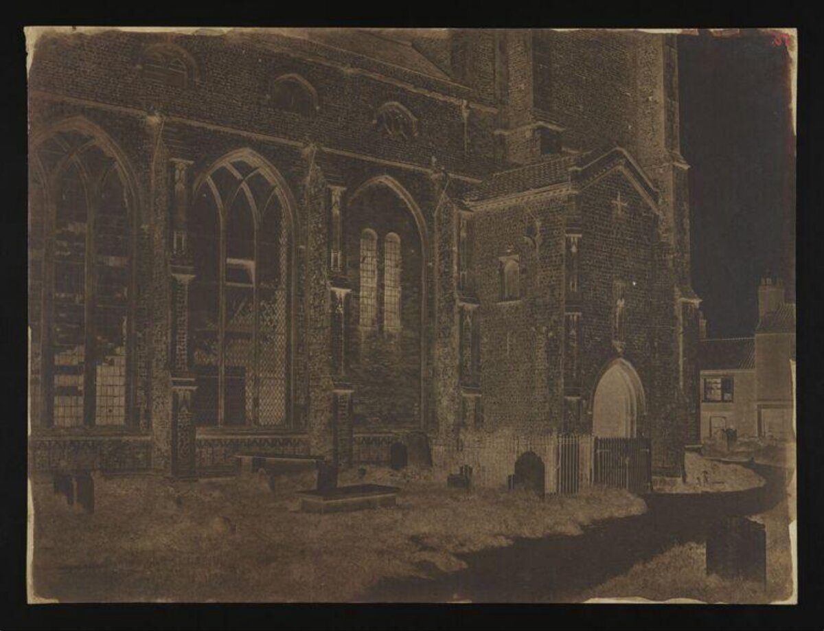 Vintage Gothic Church Exterior