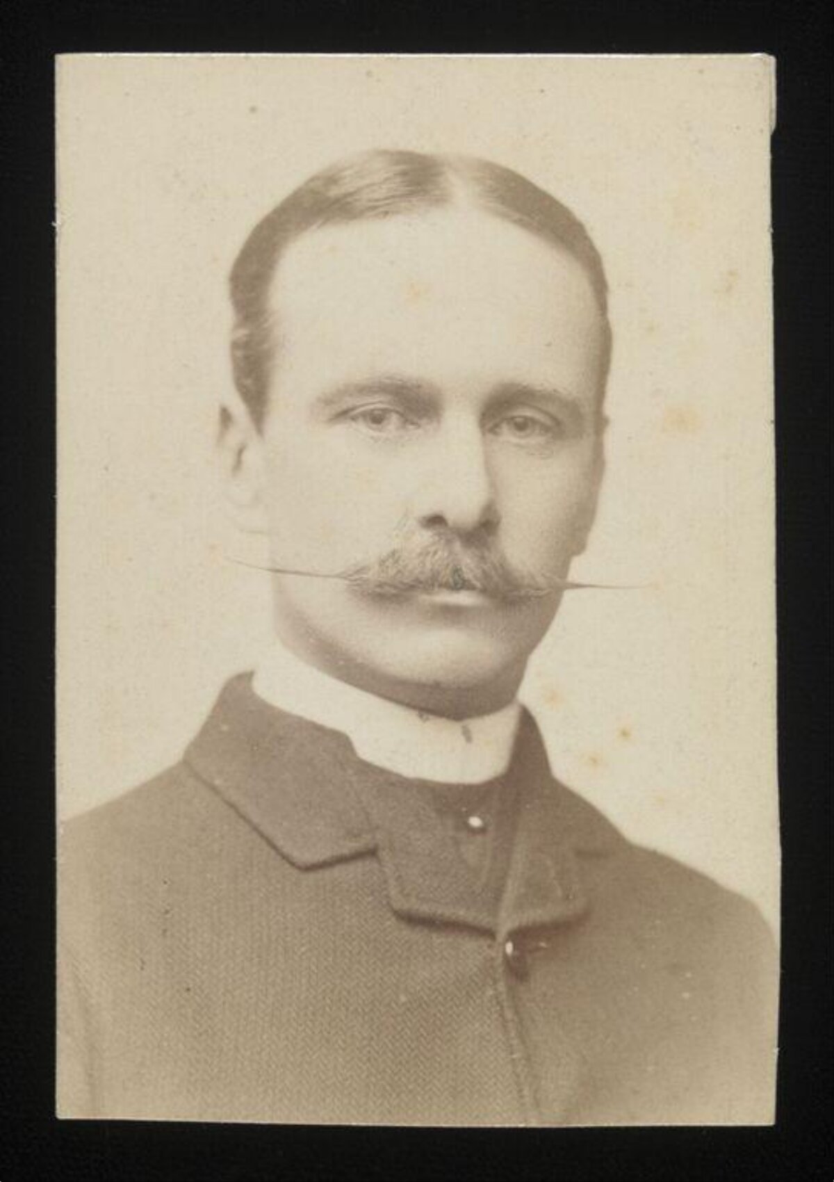 Vintage Bust Portrait of Man
