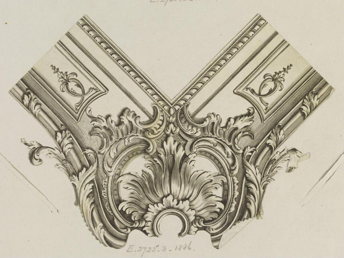 Rococo Architectural Ornament Engraving