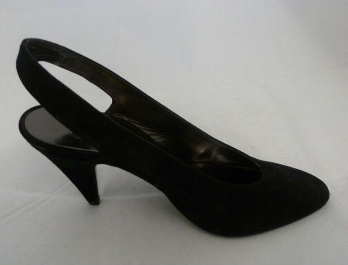 Black Slingback High Heel