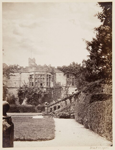 Historic Stone Manor Garden View