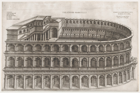 Engraving of Theatre of Marcellus