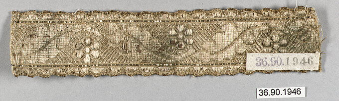 Antique Embroidered Textile Fragment