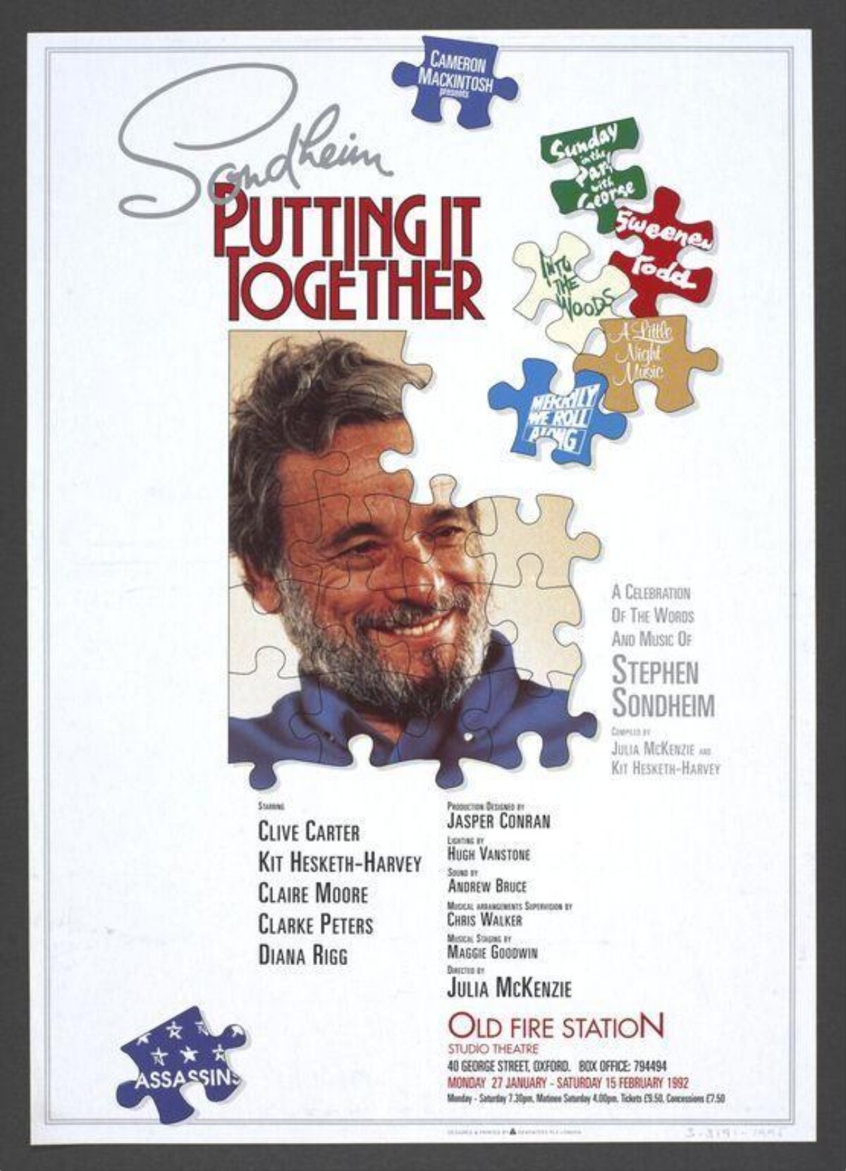 Putting It Together Musical Theatre Poster