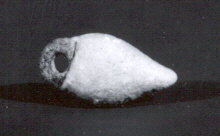 White Teardrop Pendant