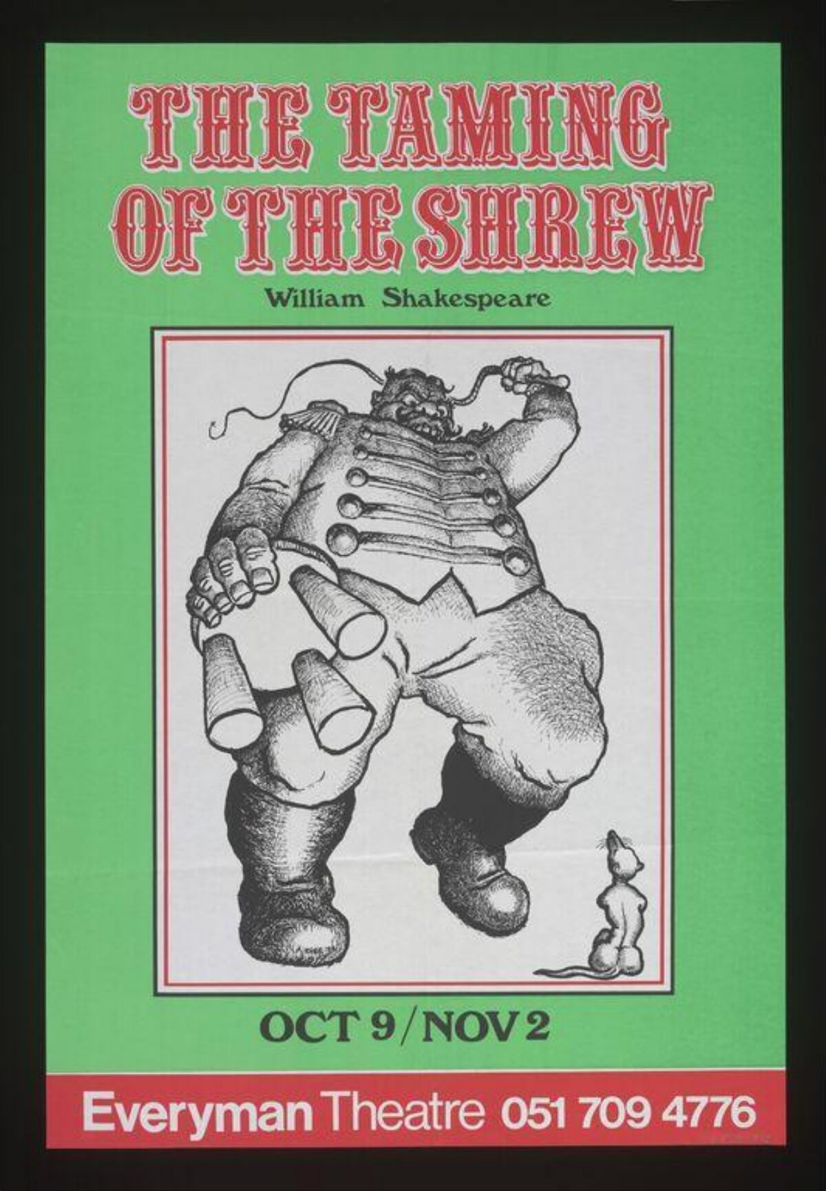 The Taming of the Shrew Theatre Poster