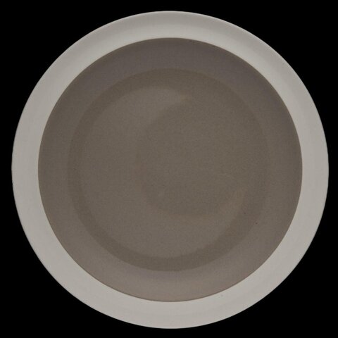 Plain Two-tone Round Plate