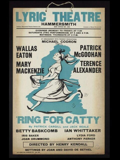 Vintage Ring For Catty Theatre Poster