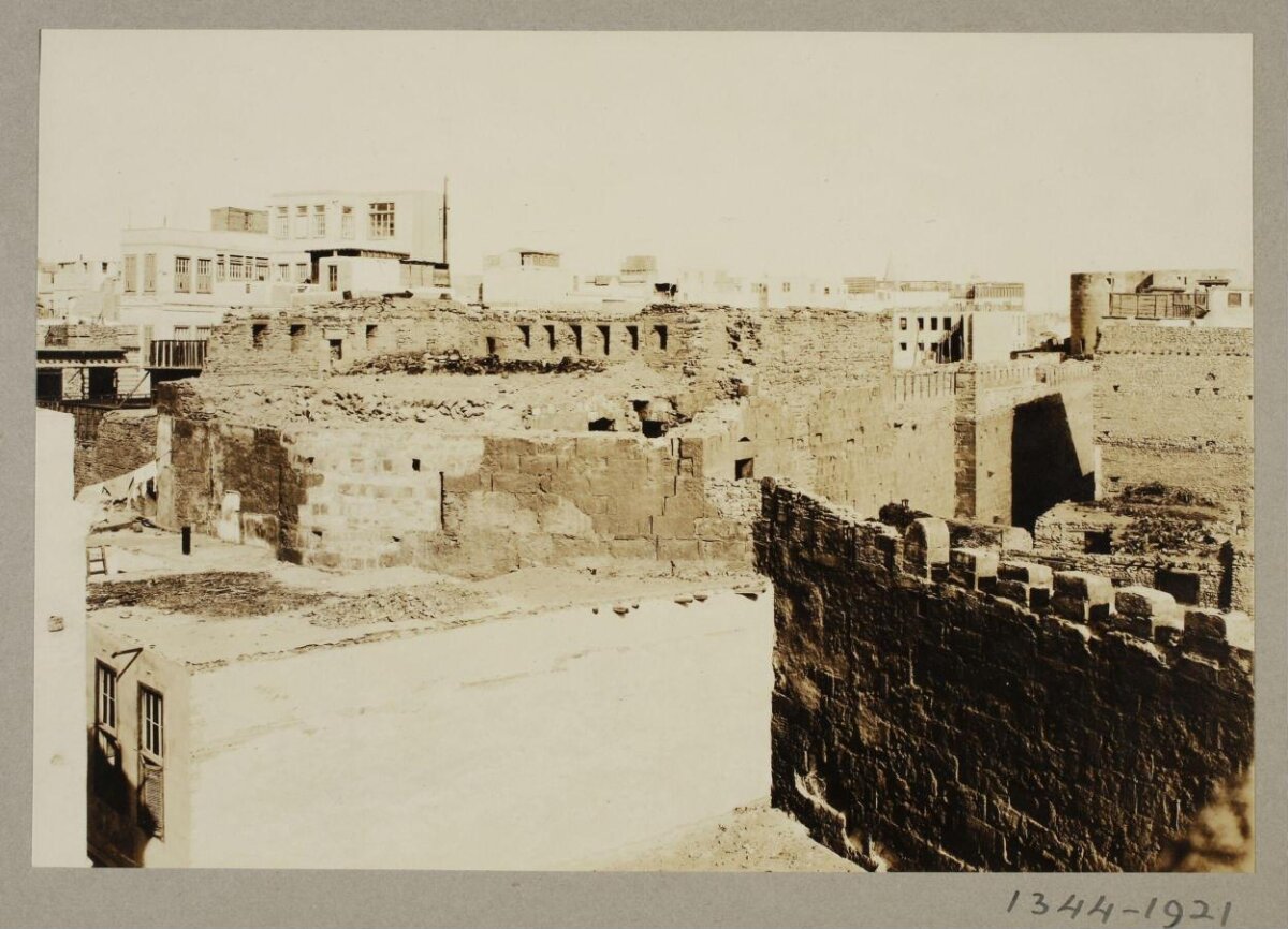 Vintage Photo of Ancient Fortress Ruins