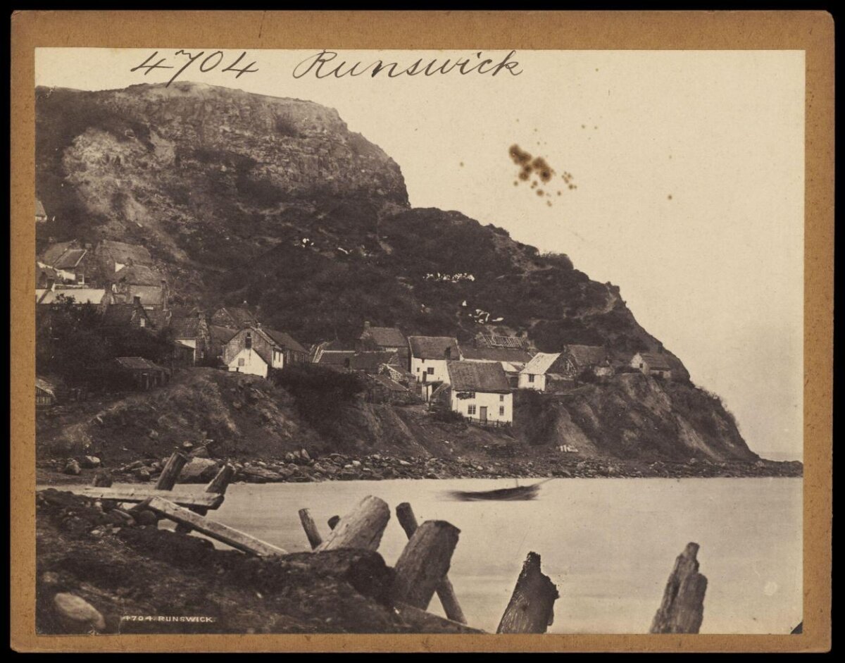 Vintage Runswick Coastal Village View