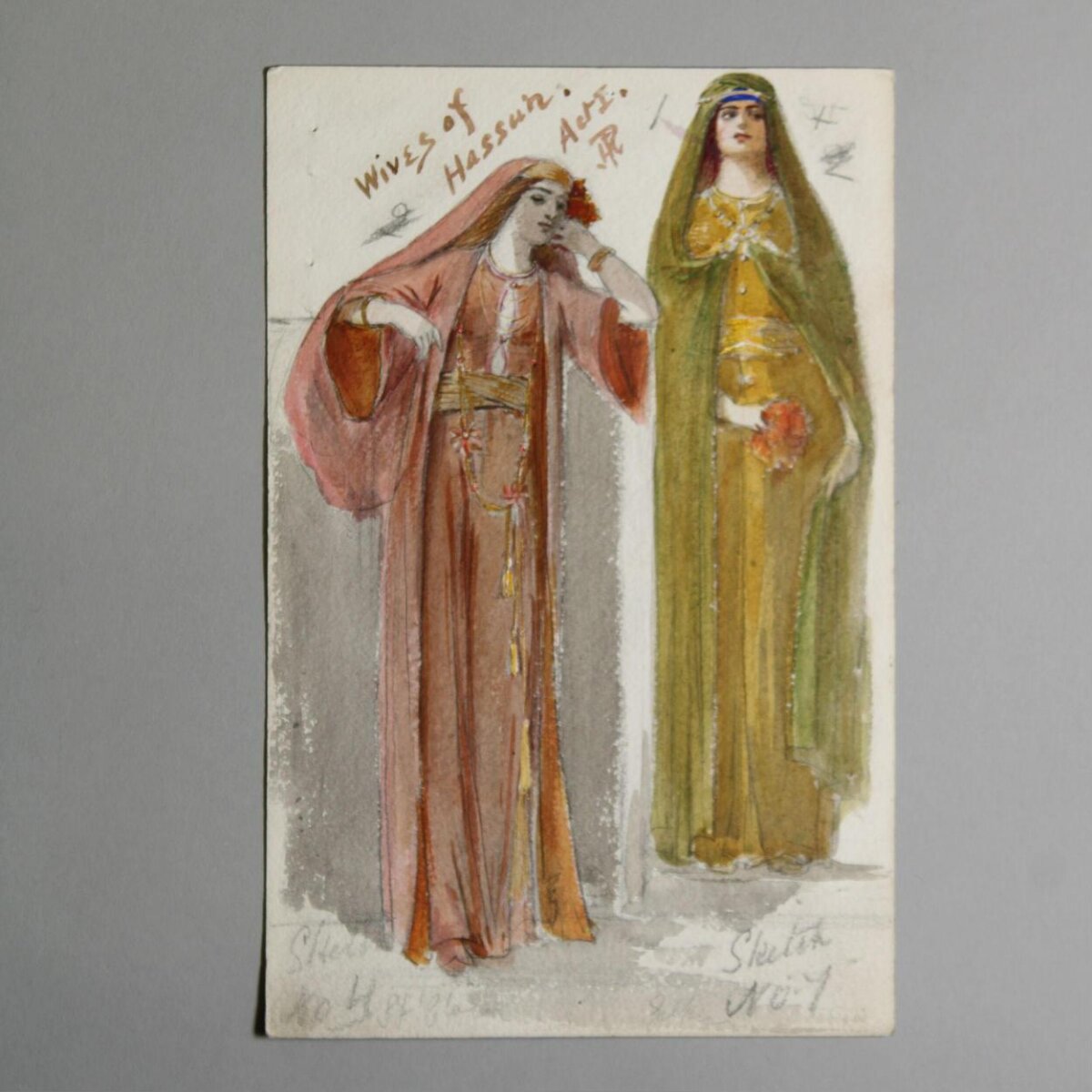 Wives of Hassun Costume Design Sketch