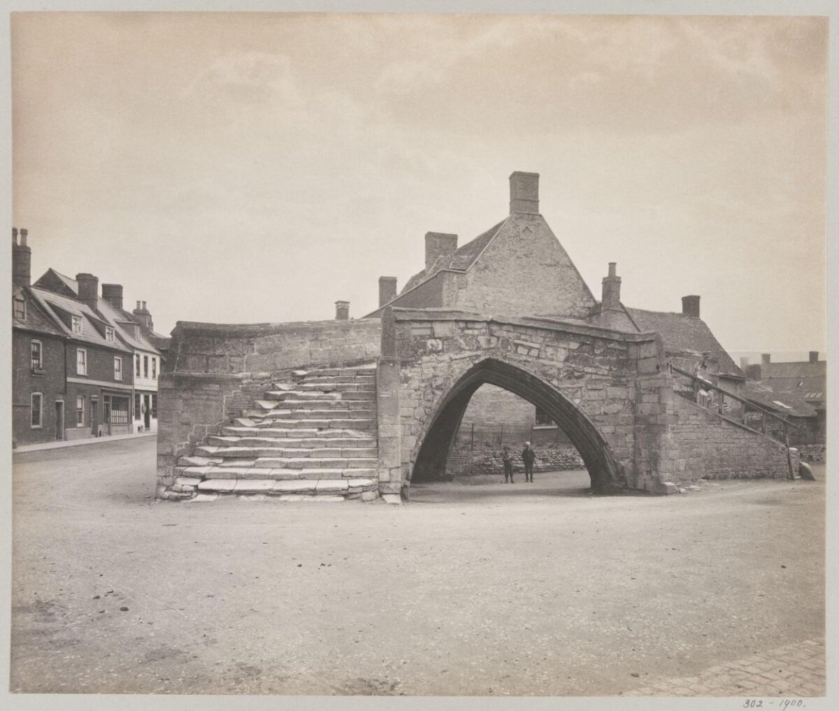 Old Stone Bridge in Historic Town