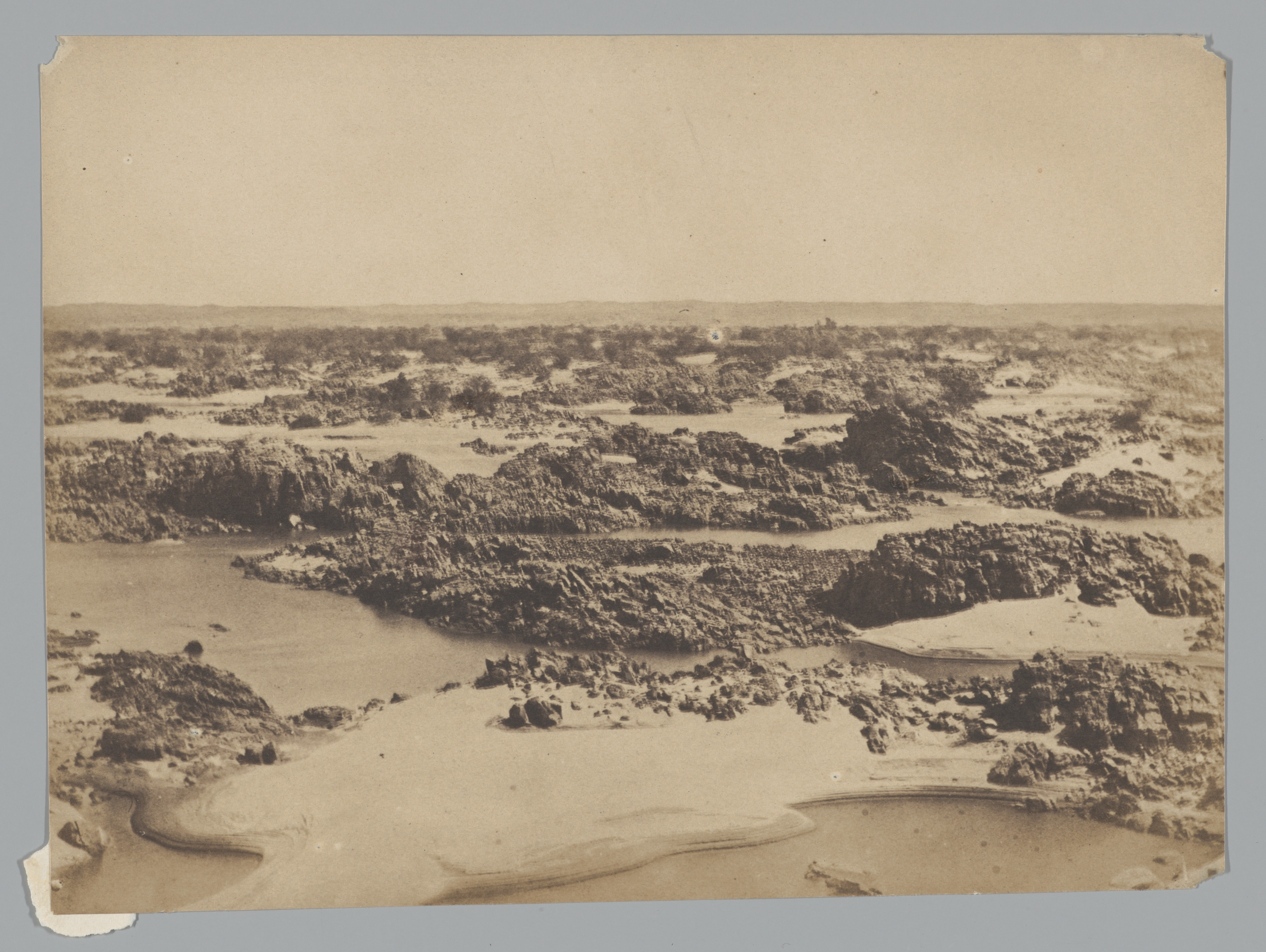 Vintage Rocky River Landscape