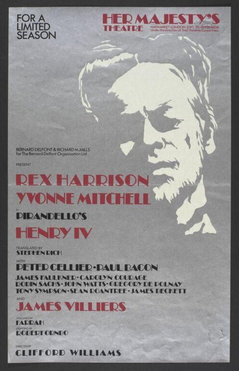 Henry IV Play Theatre Poster