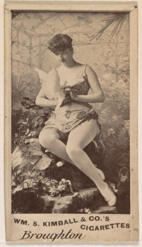 Vintage Kimball Cigarette Card of Broughton