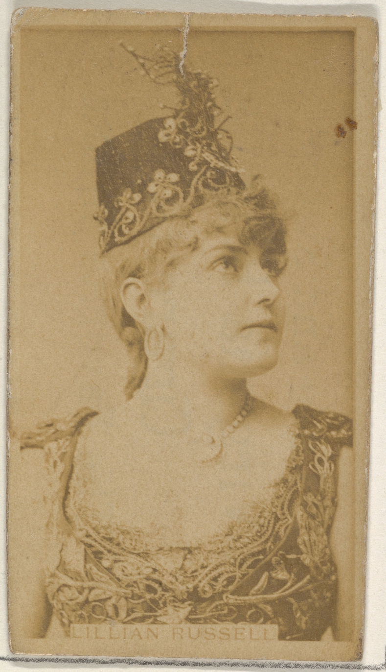 Vintage Portrait of Lillian Russell