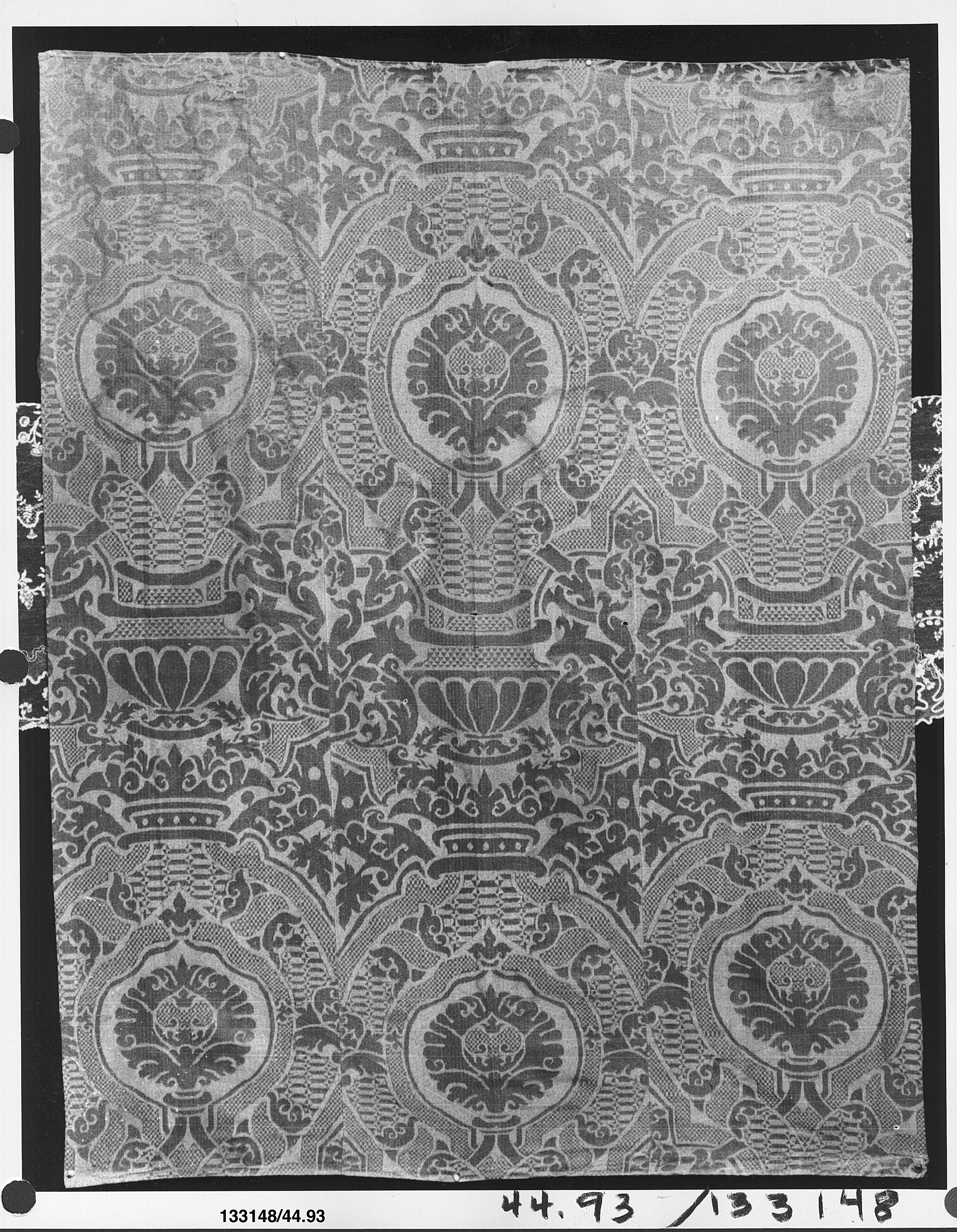 Ornate Antique Patterned Woven Textile