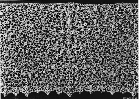 Antique Handmade Lace Border