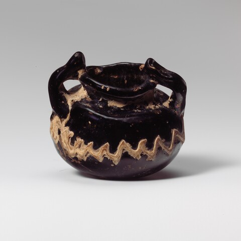 Ancient Black Twin-handled Jar